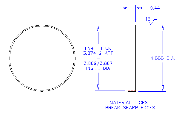 Slip ring machining information