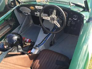 Jaguar twin cam engine in MGA