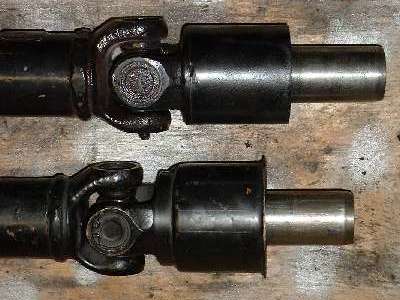 MGA 1500 propshafts - front yokes