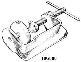 Disc brake piston resetting tool (Lockheed)