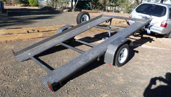 Car transport trailer for MG