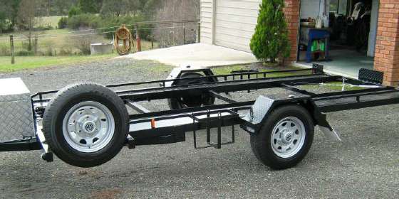 Car transport trailer for MG