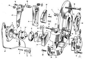 MGA Twin Cam rear brakes