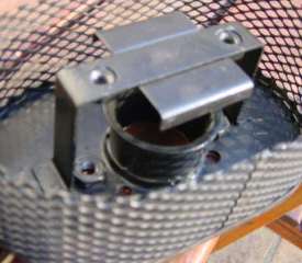 Late Twin Cam air cleaner venturi close up